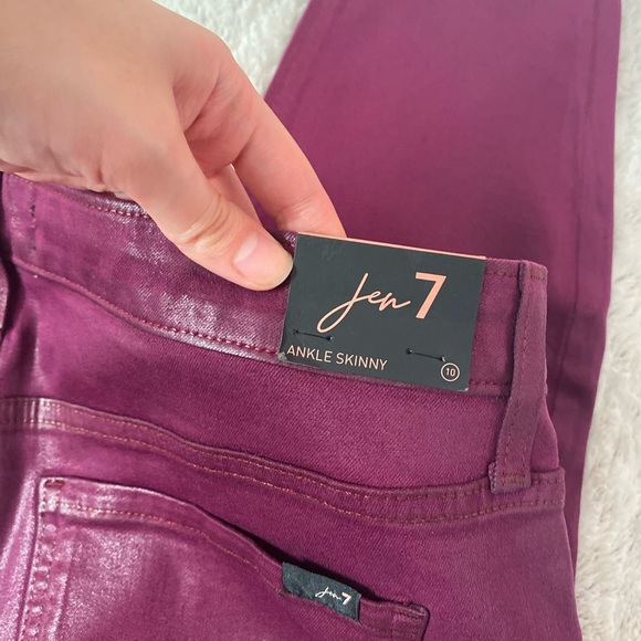 7 For All Mankind Women Skinny Jeans | 7 For All Mankind Ankle Skinny Jean Sz 10 - Picture 11 of 16